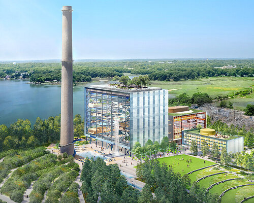 connecticut power plant to be repurposed by bjarke ingels group (BIG) with park by SCAPE