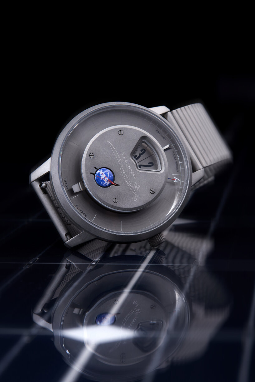 anicorn releases 'europa clipper' steel watch inspired by NASA's moon  mission in jupiter