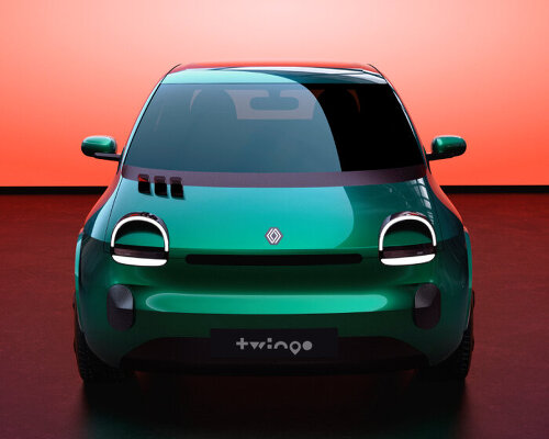 renault twingo e-tech debuts at paris motor show 2024 with round headlights that can wink