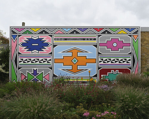 esther mahlangu's large-scale mural at serpentine marks her first public artwork in UK