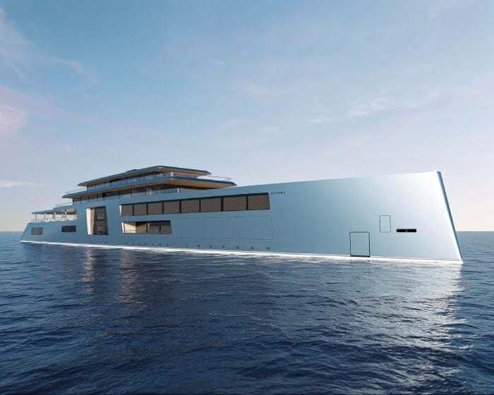 sinot's INSPIRE superyacht lets passengers look underwater with nemo observation room