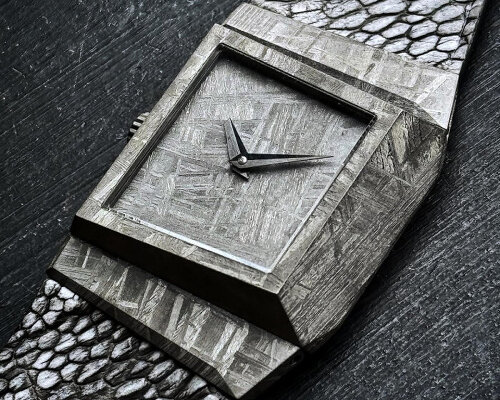 toledano & chan carves meteorite as b/1m watch prototype inspired by brutalist architecture