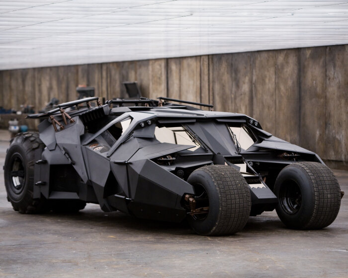 batman’s tumbler car in the dark knight movies debuts as real-life drivable batmobile