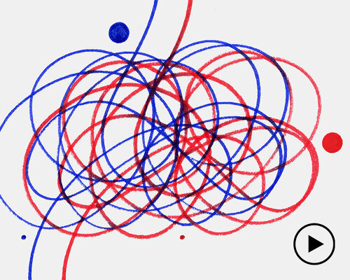 atelier RZLBD maps democracy's path in sketch countdown to US presidential election