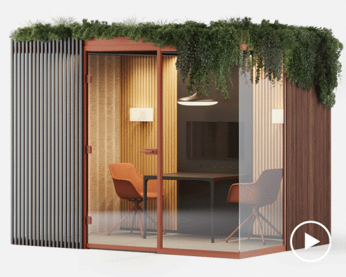 boss design redefines office spaces with eden’s modular and biophilic pod system