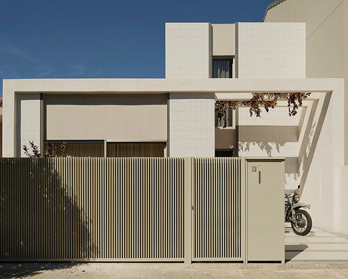 feminist artistic legacy finds form in porcelain-clad spanish residence by viruta lab