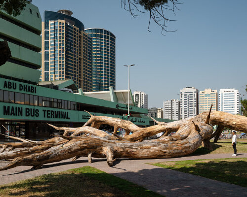 first public art abu dhabi biennial opens with works by henrique oliveira, wael al awar & more