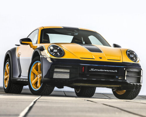 final porsche 911 dakar revives the look of 1984 rally car with design by luca trazzi