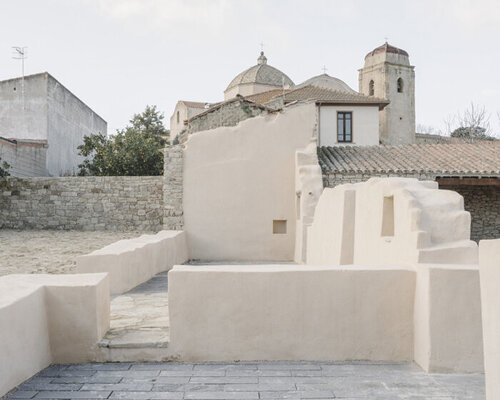 martino picchedda transforms historic sardinian residence into public exhibition space