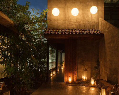 studio nutto transforms 70-year-old house in pattaya into hidden japanese bar