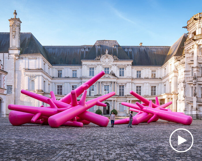 hot pink trees and AI wisdom take over historic french château in ENESS’s exhibition