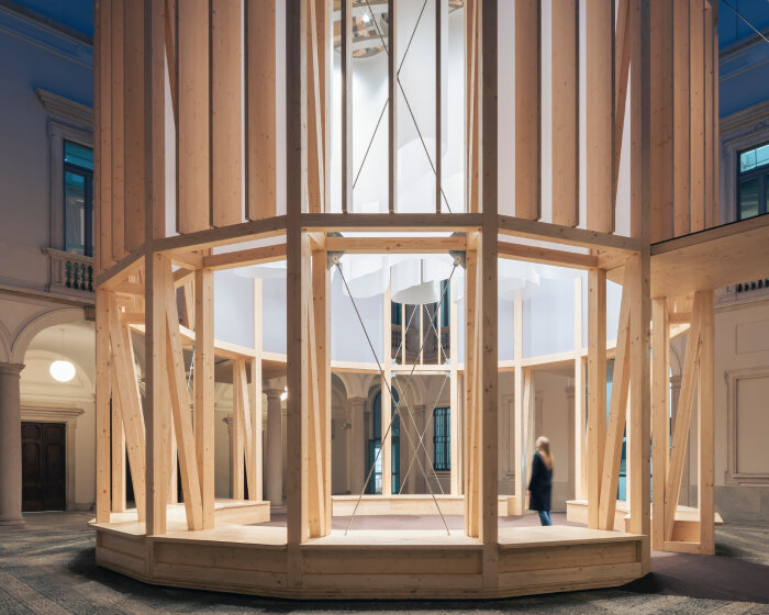 interview: palazzo citterio in milan reopens with temple-inspired pavilion by mario cucinella