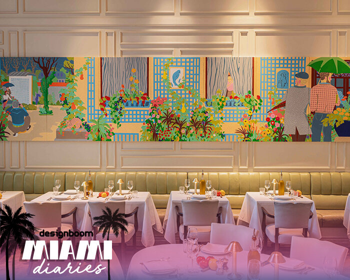 parsian artist michal korman brings mediterranean memories to miami's LPM restaurant