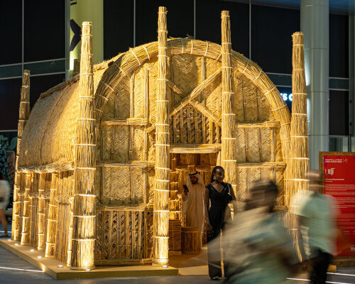 ola saad znad on reviving ancient marsh arab reed weaving at dubai design week pavilion