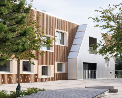 MADE's timber kindergarten in latvia is the baltic states’ first public passive house building