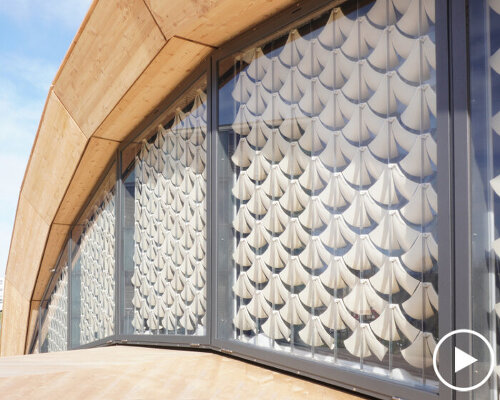 4D printed ‘solar gate’ produces weather-responsive shades that open and close on their own