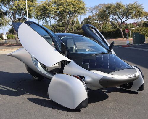 aptera brings production-ready solar electric car with three wheels to CES 2025