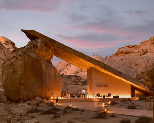 desert rock resort by oppenheim architecture opens in hejaz mountains, saudi arabia