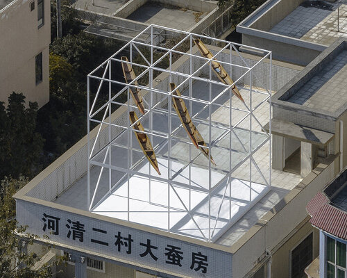 dragon boats inspire WUA studio and sordo madaleno’s installation at chinese art festival