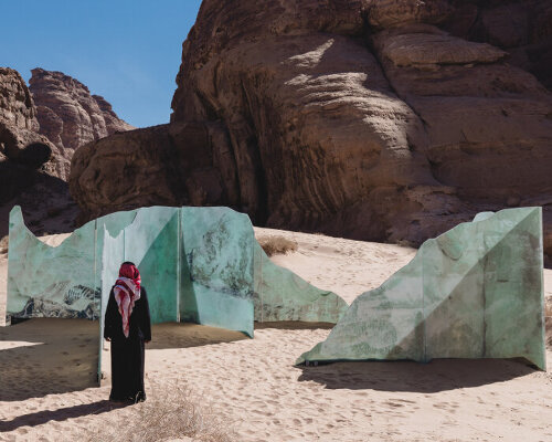 sarah brahim & ugo schiavi unearth AlUla's forgotten rituals with glass temples & vessels