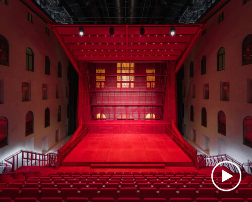 petr hájek transforms historic spa into concert hall with retractable shell in czech republic