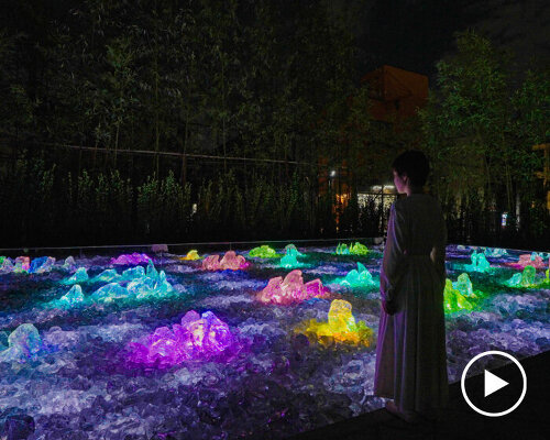 teamLab channels wind, rain, and sun for luminous installations in japan