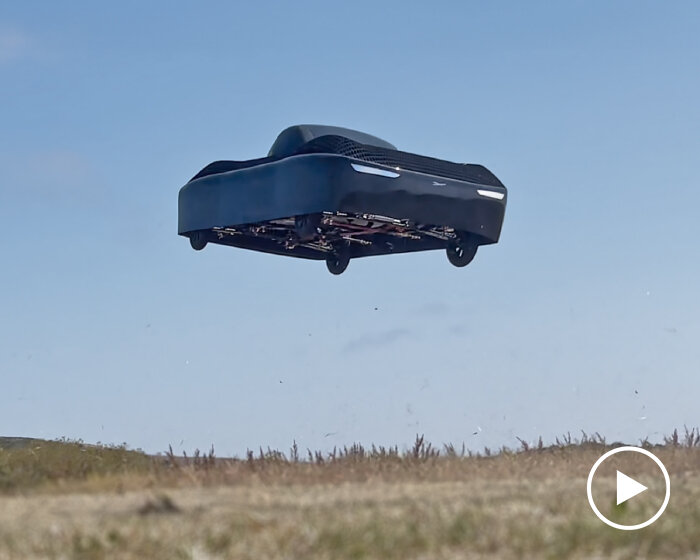 alef aeronautics’ drivable flying car takes flight for the first time