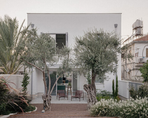 restored kaimakli residence in cyprus develops around two internal courtyards