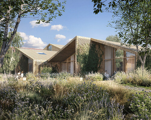 bjarke ingels group unveils sankt lukas hospice, a village-like center in denmark's woodlands