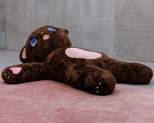 precious okoyomon's dreamlike exhibition fills kunsthaus bregenz with plush companions