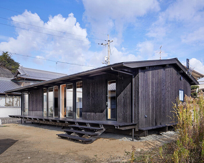 self-assembled residence by VUILD runs on renewable solar energy at japan’s art island