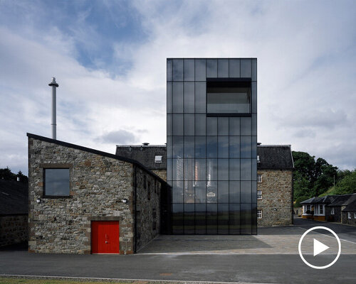 transparent lighthouse by barthélémy griño extends whisky distillery in scotland