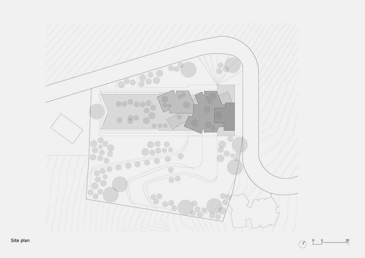 site plan by Davide Macullo Architects