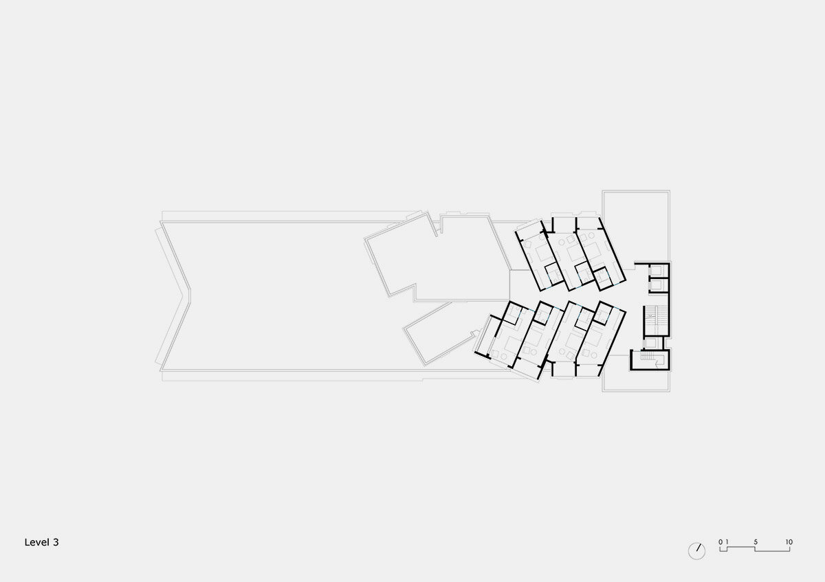 level 3 plan by Davide Macullo Architects